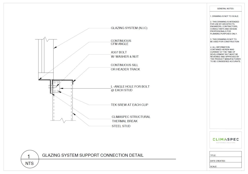 Curtain Wall Thermal Break Connection