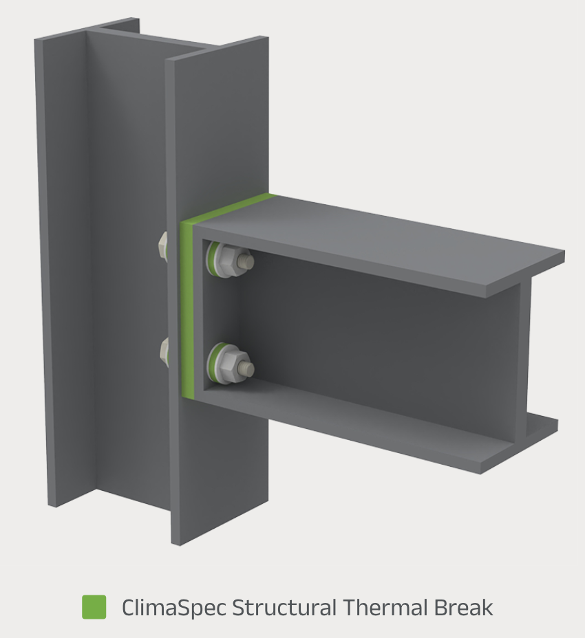 ClimaSpec Thermal Break Installed in Steel Framing